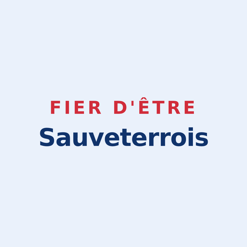 Sticker « Fier d'être Sauveterrois » — design pour Sauveterre-la-Lémance