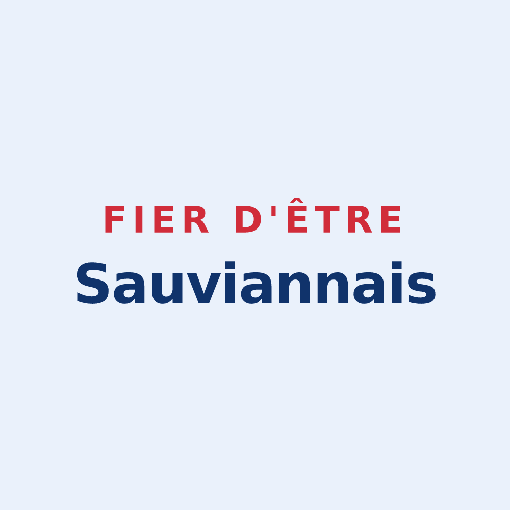Sticker « Fier d'être Sauviannais » — design pour Sauvian