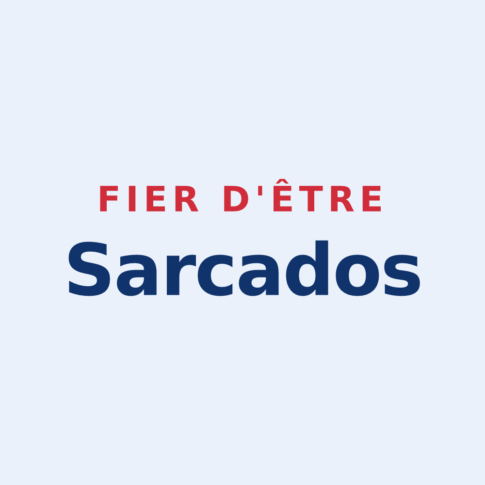 Sticker « Fier d'être Sarcados » — design pour Sauvoy