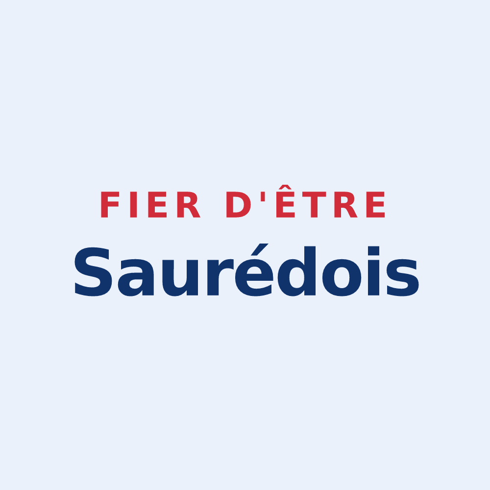 Sticker « Fier d'être Saurédois » — design pour Saux-et-Pomarède
