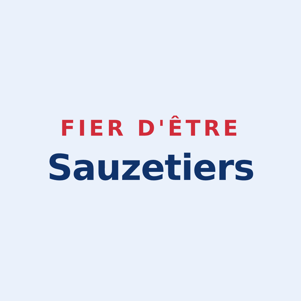 Sticker « Fier d'être Sauzetiers » — design pour Sauzet