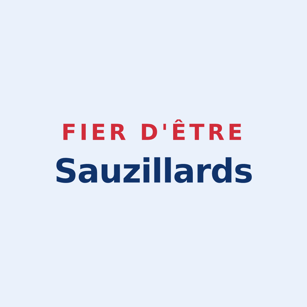 Sticker « Fier d'être Sauzillards » — design pour Sauzet