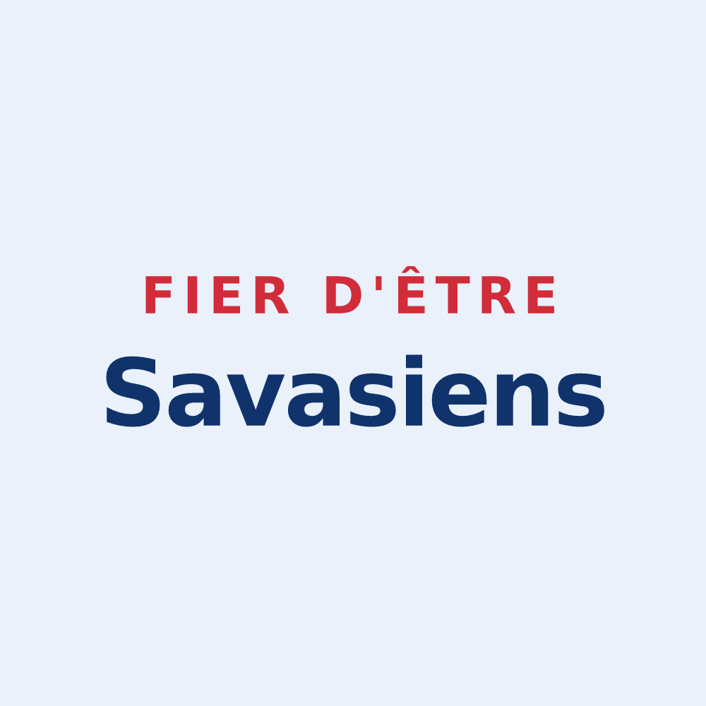 Sticker « Fier d'être Savasiens » — design pour Savas-Mépin