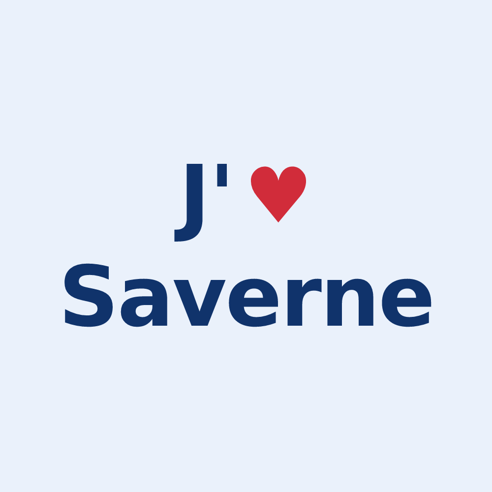 Sticker personnalisé Saverne — design J'aime Saverne