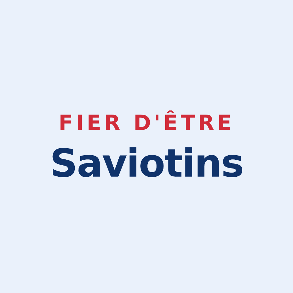 Sticker « Fier d'être Saviotins » — design pour Savières