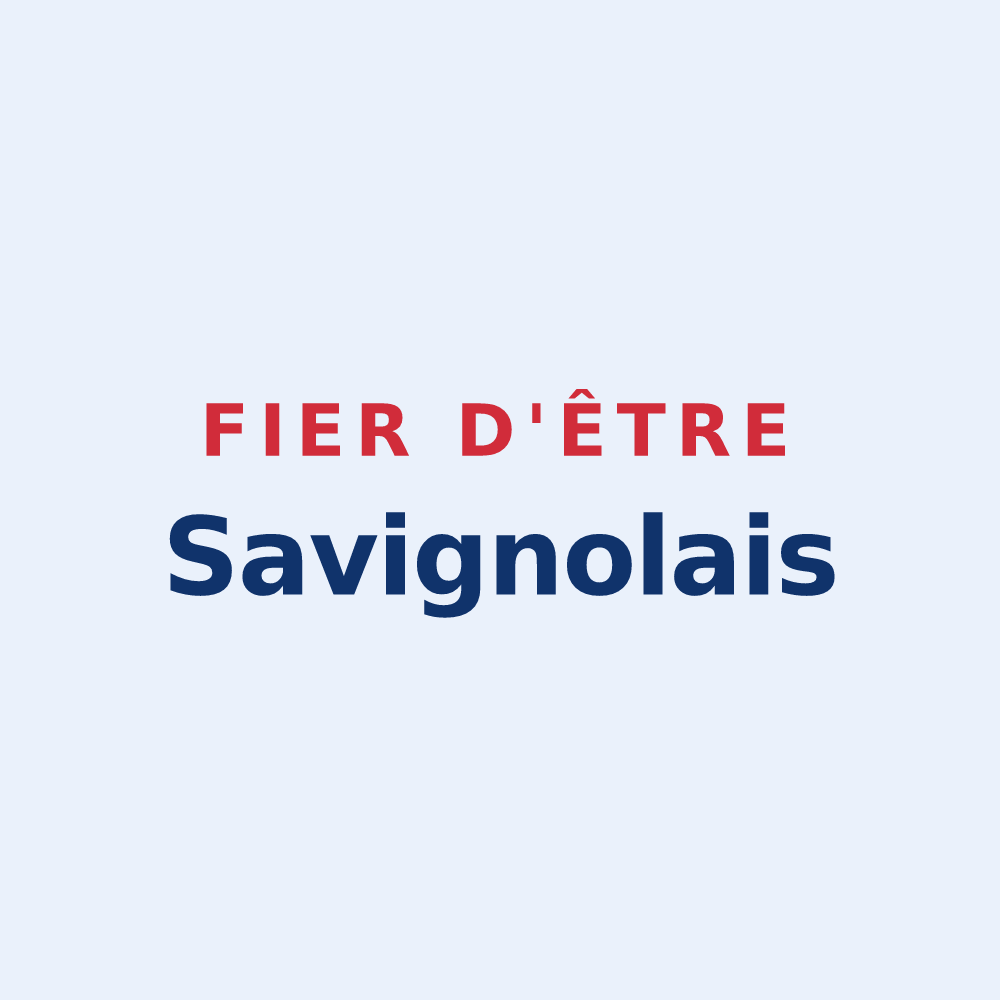 Sticker « Fier d'être Savignolais » — design pour Savigneux