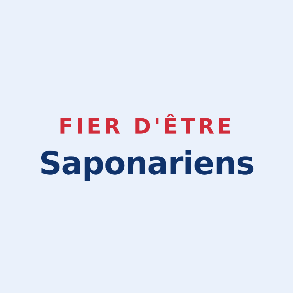 Sticker « Fier d'être Saponariens » — design pour Savonnières