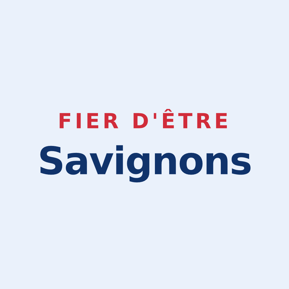 Sticker « Fier d'être Savignons » — design pour Savy