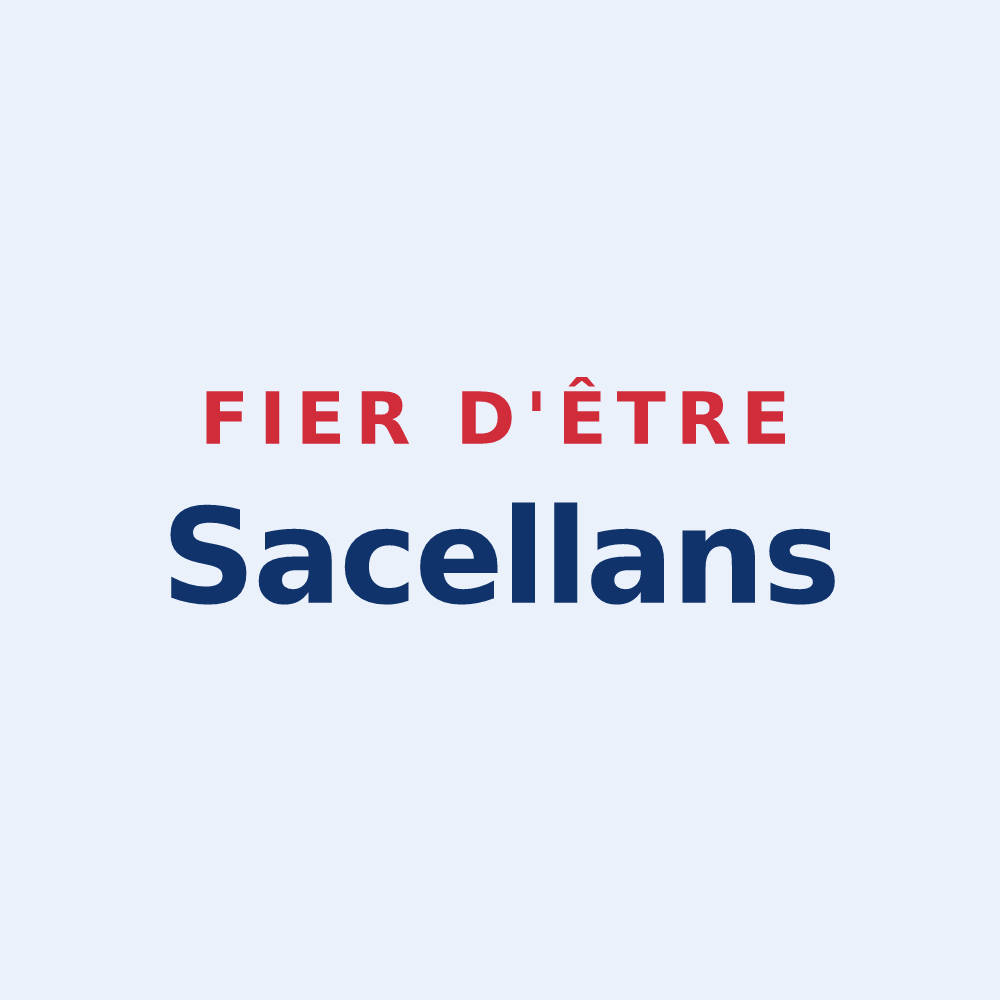 Sticker « Fier d'être Sacellans » — design pour Saxel