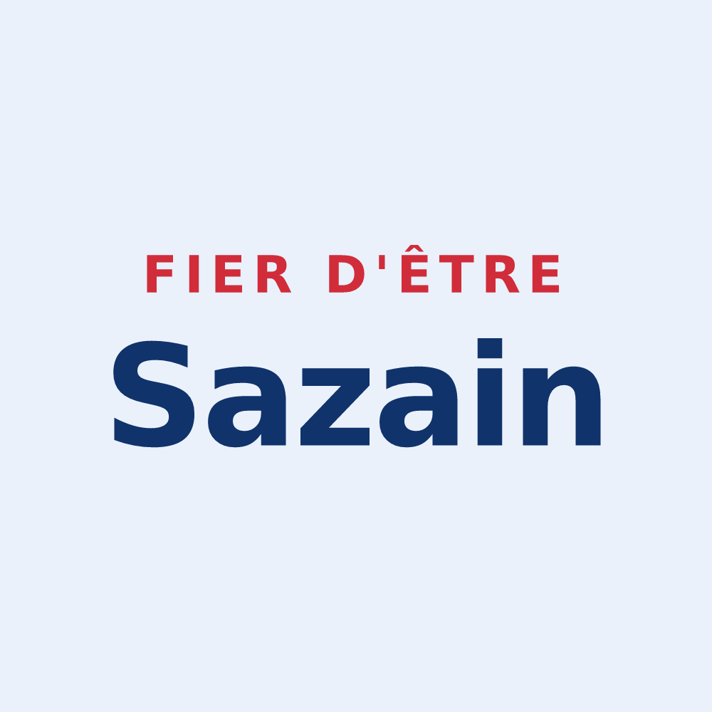 Sticker « Fier d'être Sazain » — design pour Saze