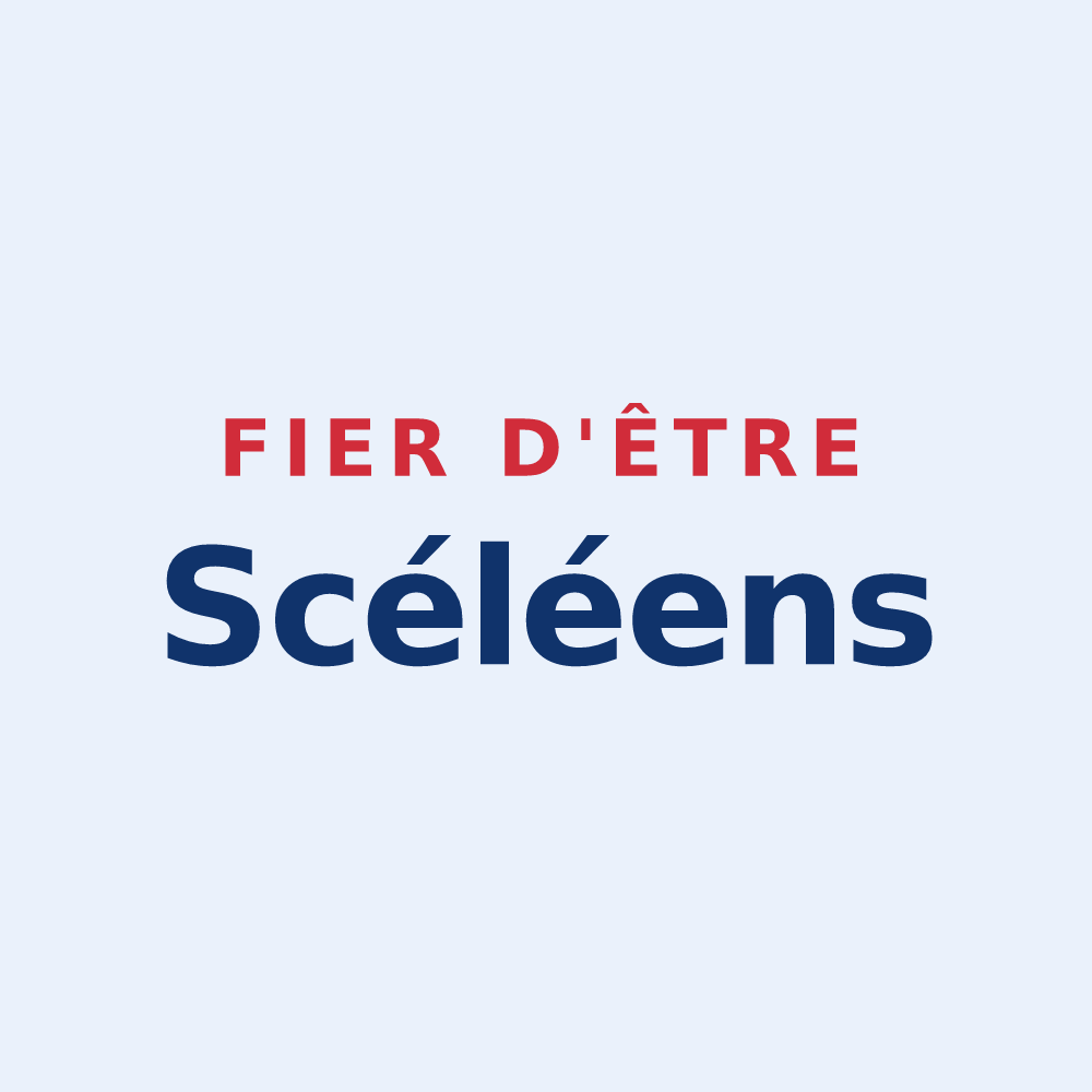 Sticker « Fier d'être Scéléens » — design pour Sceaux-du-Gâtinais