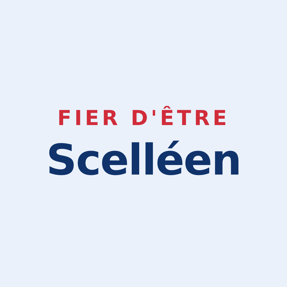 Sticker « Fier d'être Scelléen » — design pour Sceaux-sur-Huisne