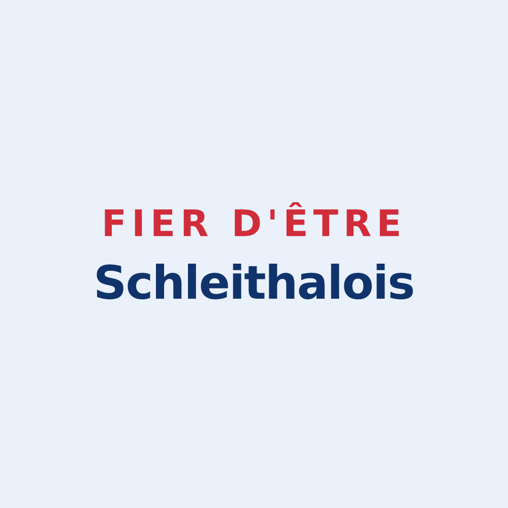Sticker « Fier d'être Schleithalois » — design pour Schleithal