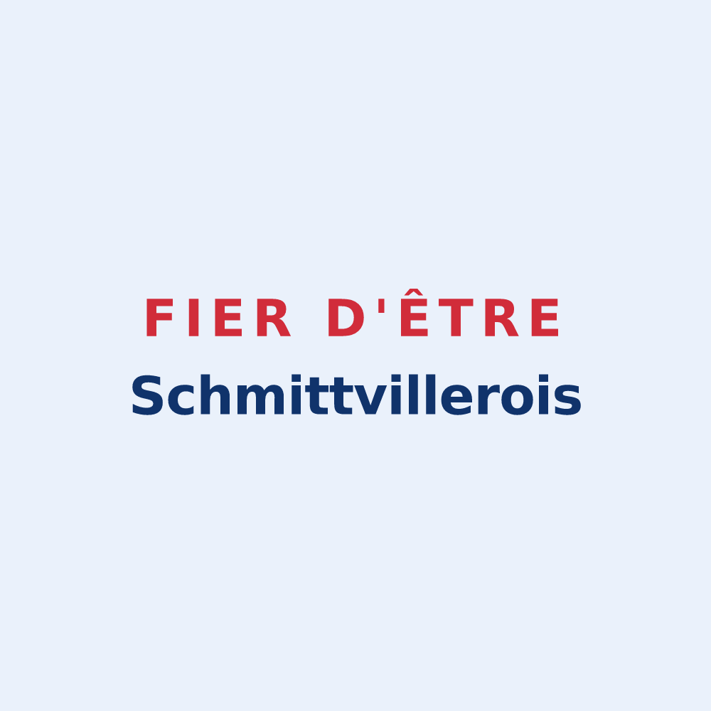 Sticker « Fier d'être Schmittvillerois » — design pour Schmittviller