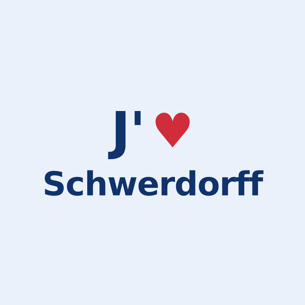 Sticker personnalisé Schwerdorff — design J'aime Schwerdorff