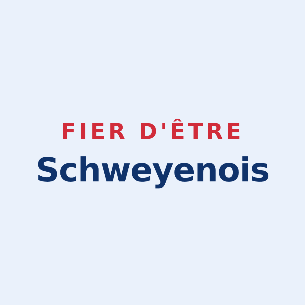 Sticker « Fier d'être Schweyenois » — design pour Schweyen