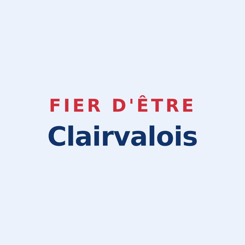 Sticker « Fier d'être Clairvalois » — design pour Scorbé-Clairvaux