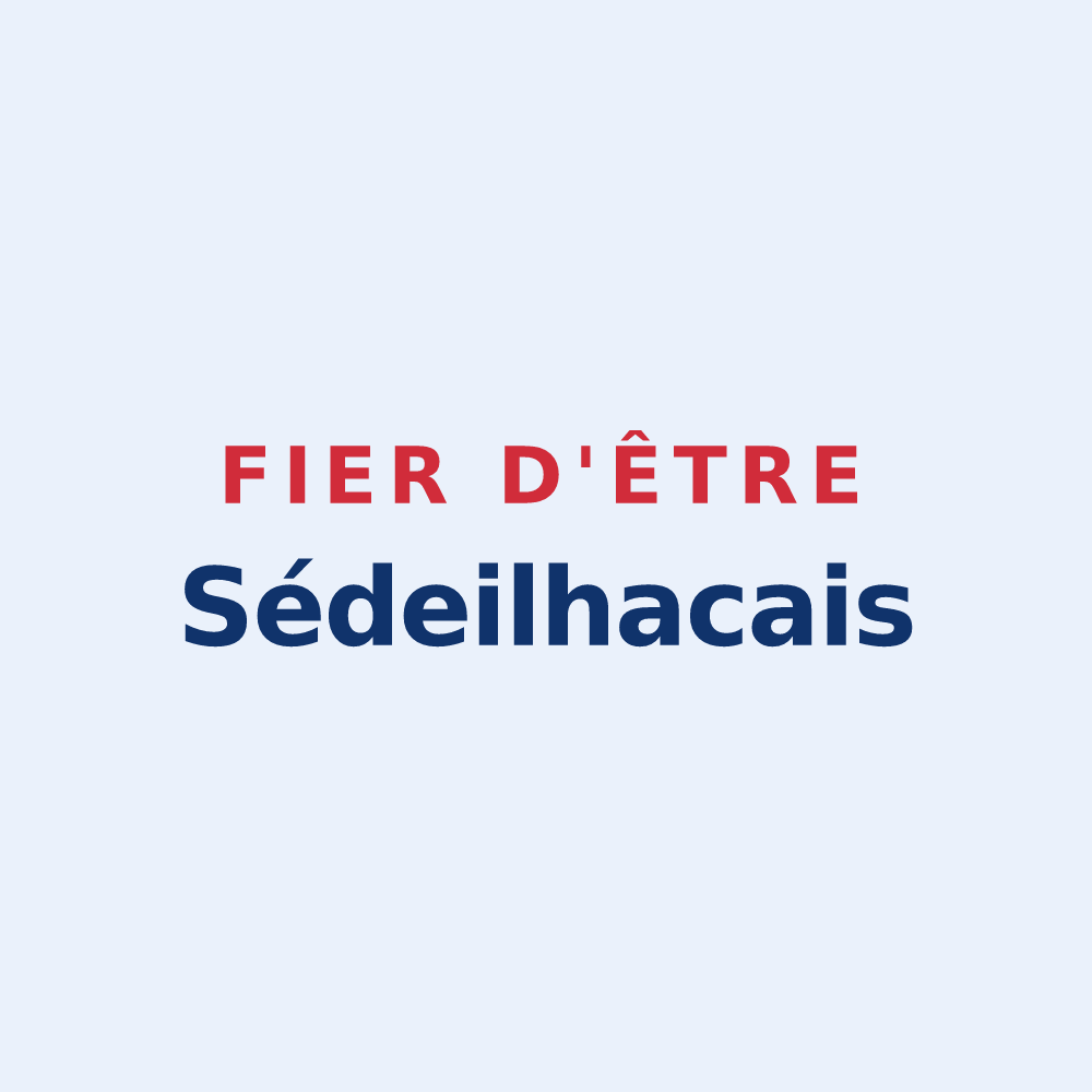 Sticker « Fier d'être Sédeilhacais » — design pour Sédeilhac