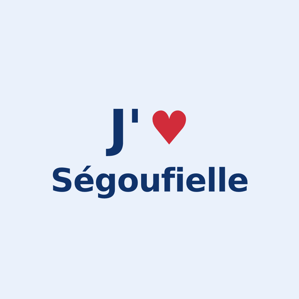 Sticker personnalisé Ségoufielle — design J'aime Ségoufielle