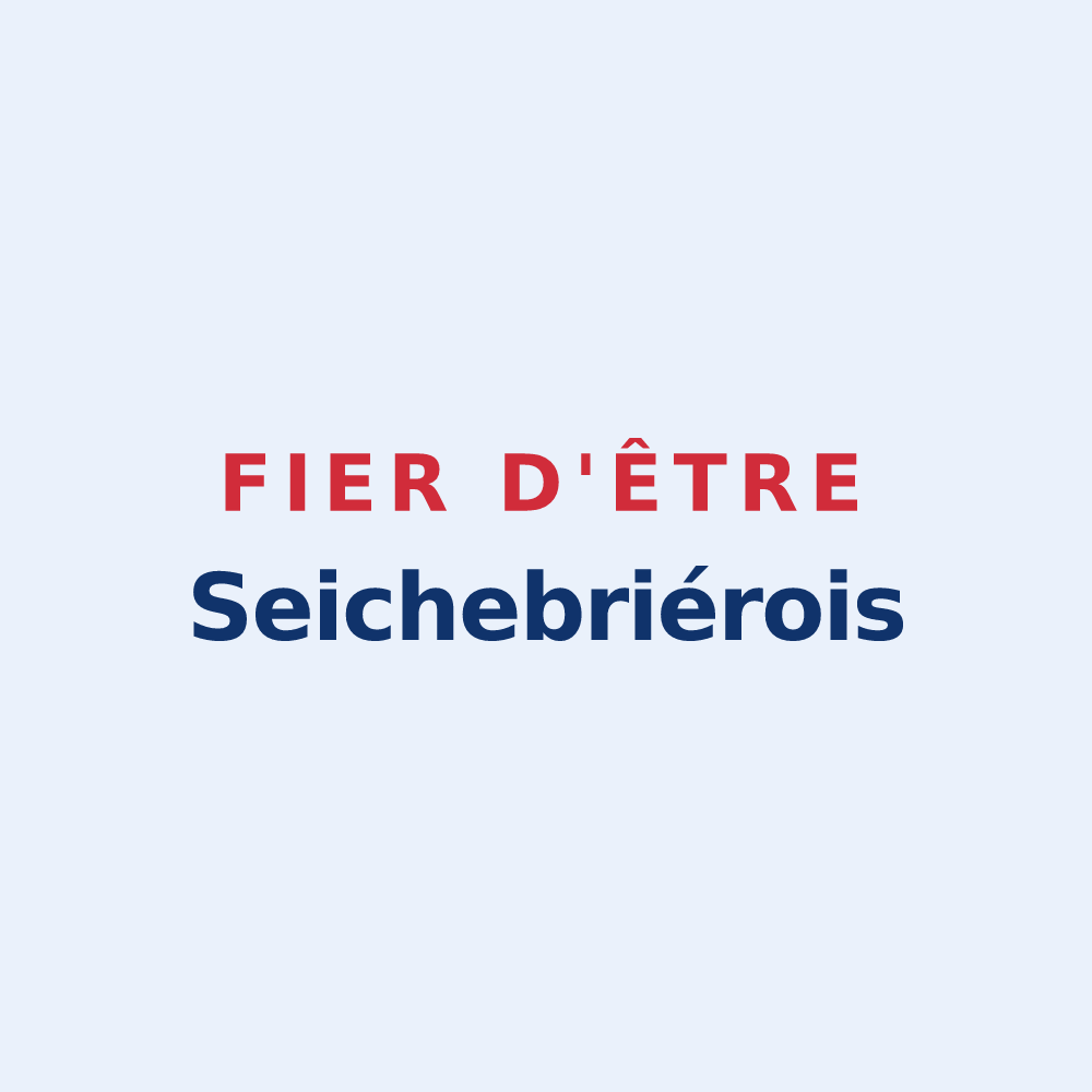 Sticker « Fier d'être Seichebriérois » — design pour Seichebrières