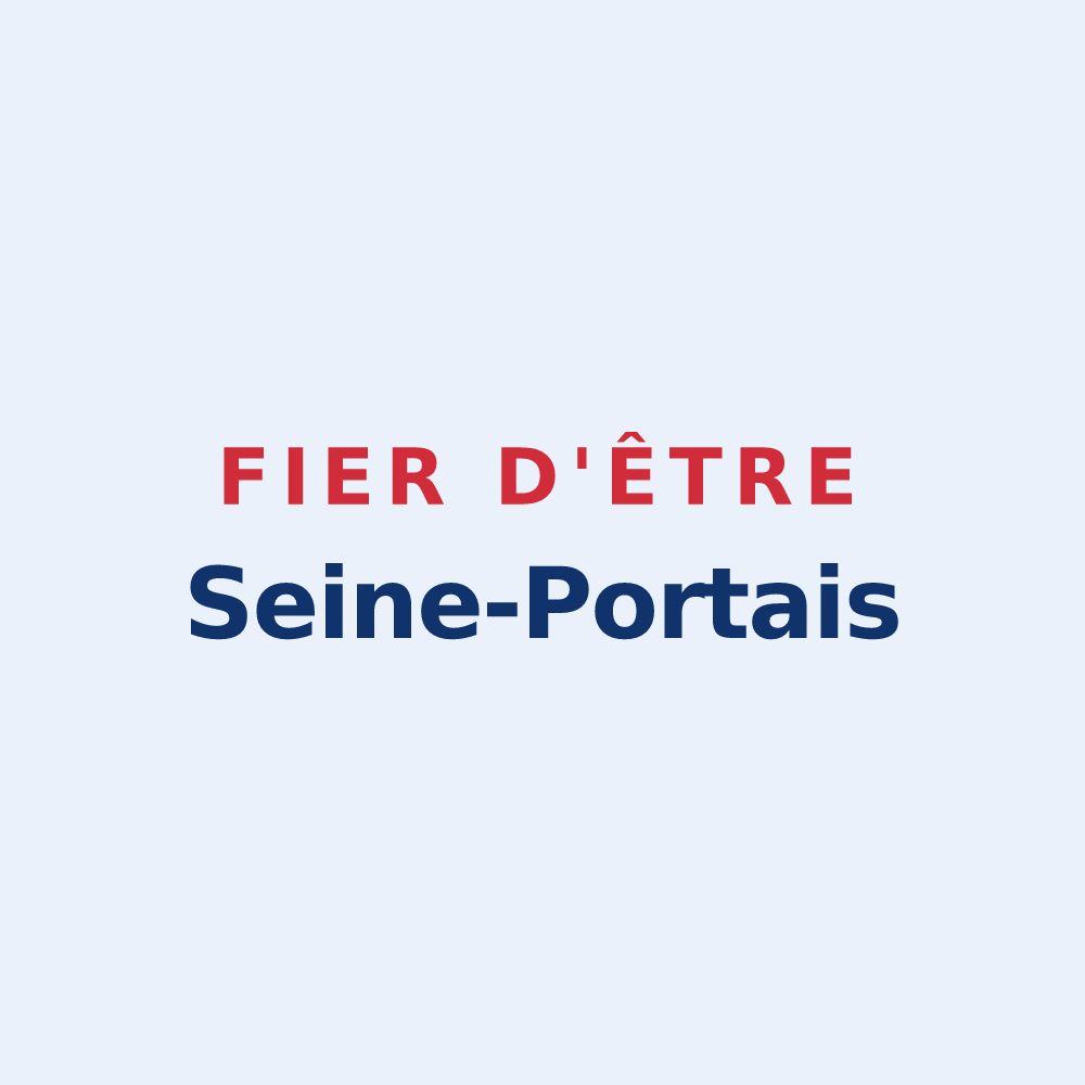 Sticker « Fier d'être Seine-Portais » — design pour Seine-Port
