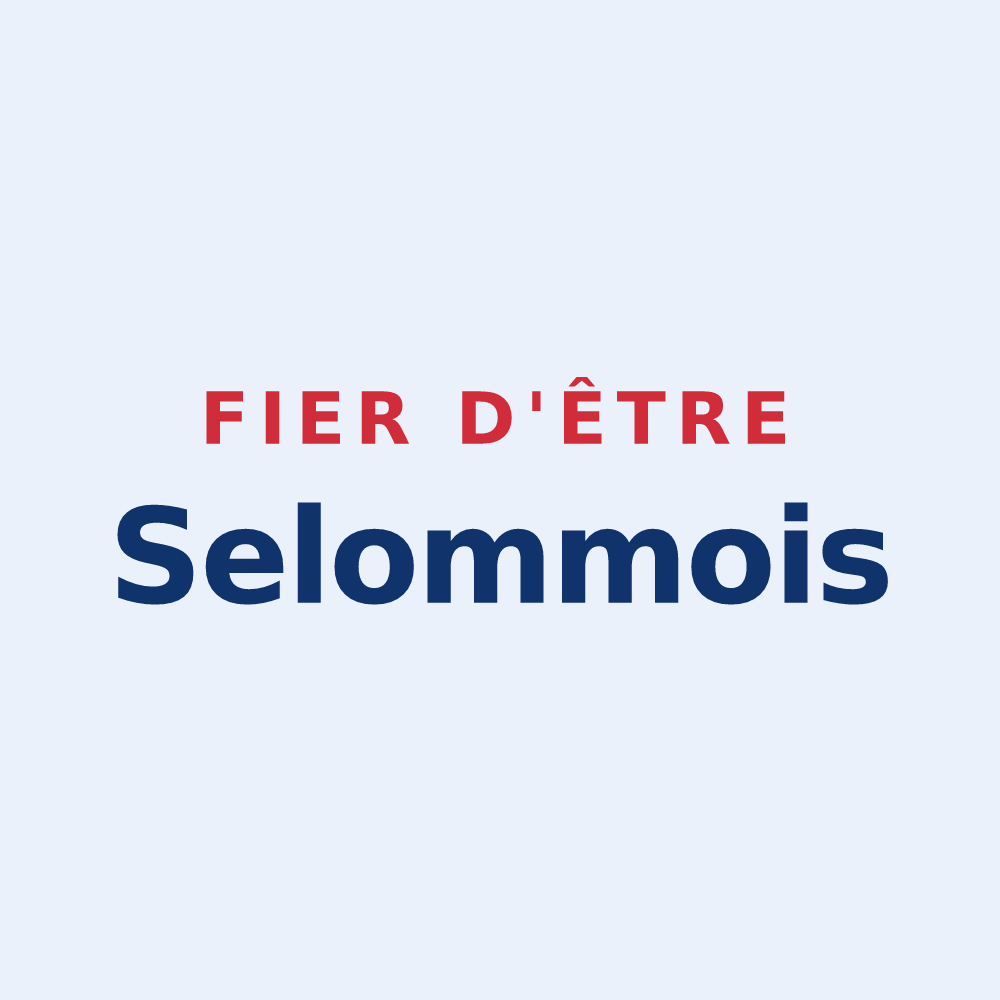 Sticker « Fier d'être Selommois » — design pour Selommes