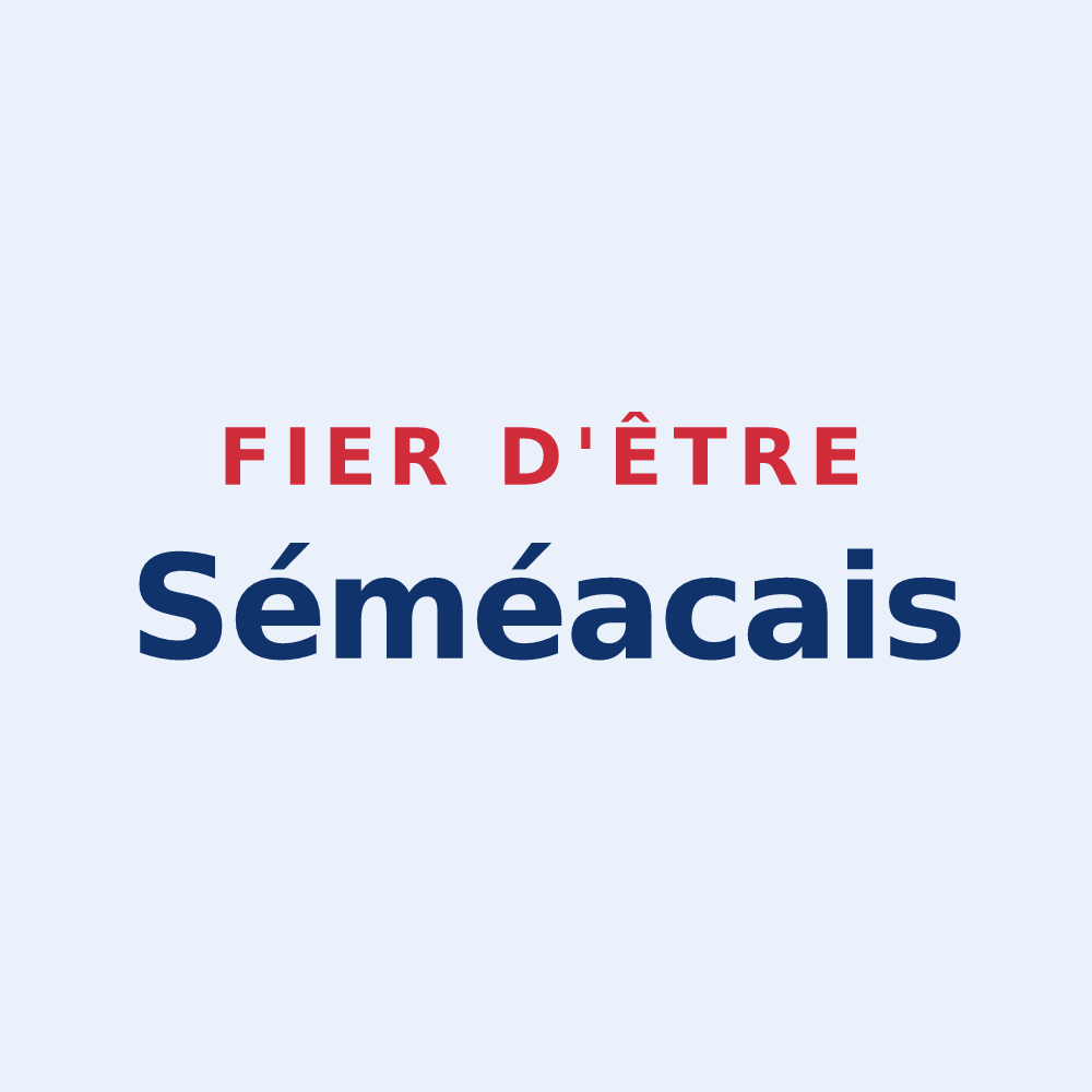Sticker « Fier d'être Séméacais » — design pour Séméac