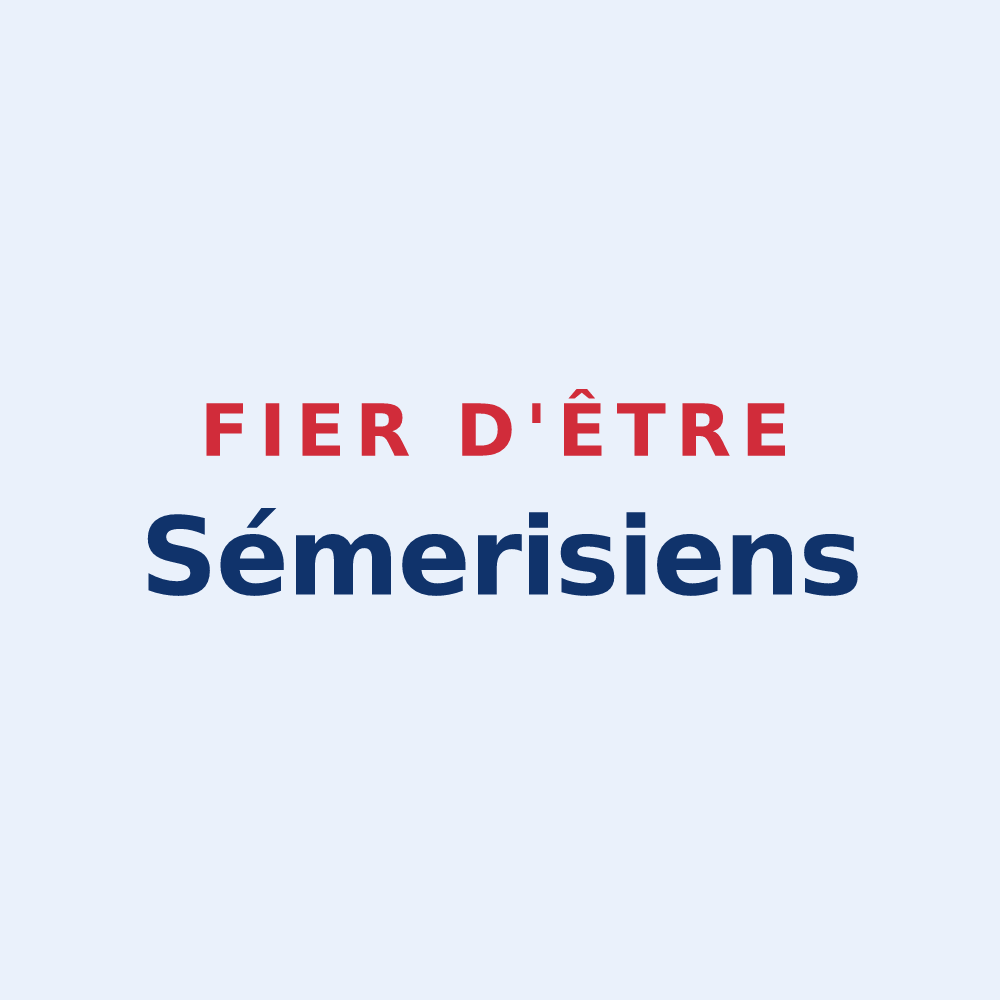 Sticker « Fier d'être Sémerisiens » — design pour Sémeries