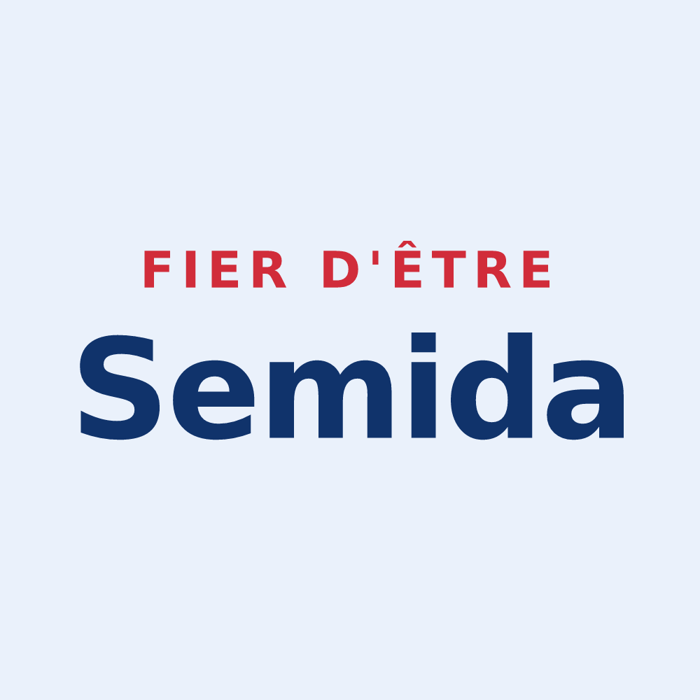 Sticker « Fier d'être Semida » — design pour Semide