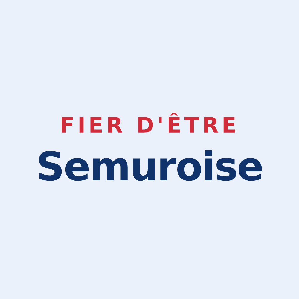 Sticker « Fier d'être Semuroise » — design pour Semur-en-Auxois