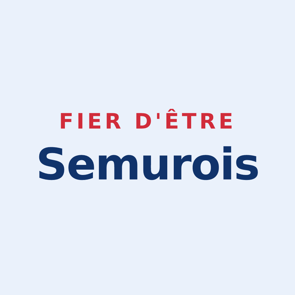 Sticker « Fier d'être Semurois » — design pour Semur-en-Vallon