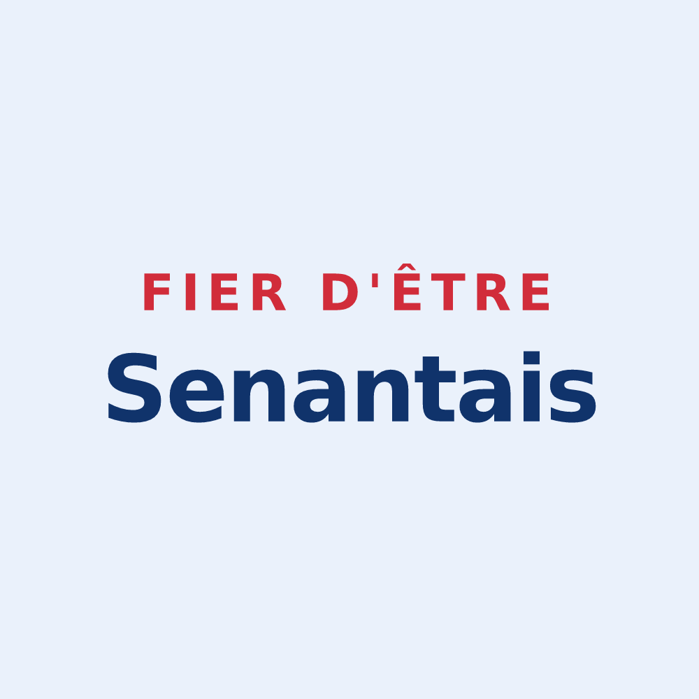 Sticker « Fier d'être Senantais » — design pour Senantes