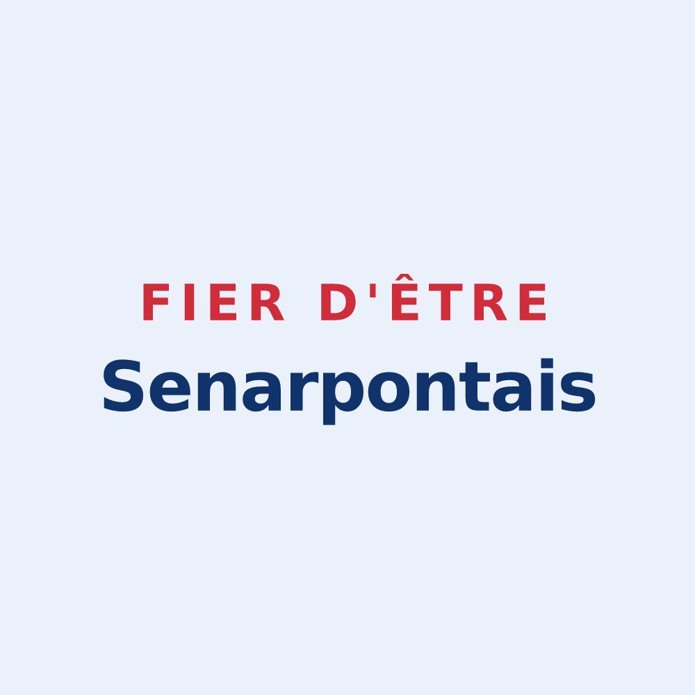 Sticker « Fier d'être Senarpontais » — design pour Senarpont