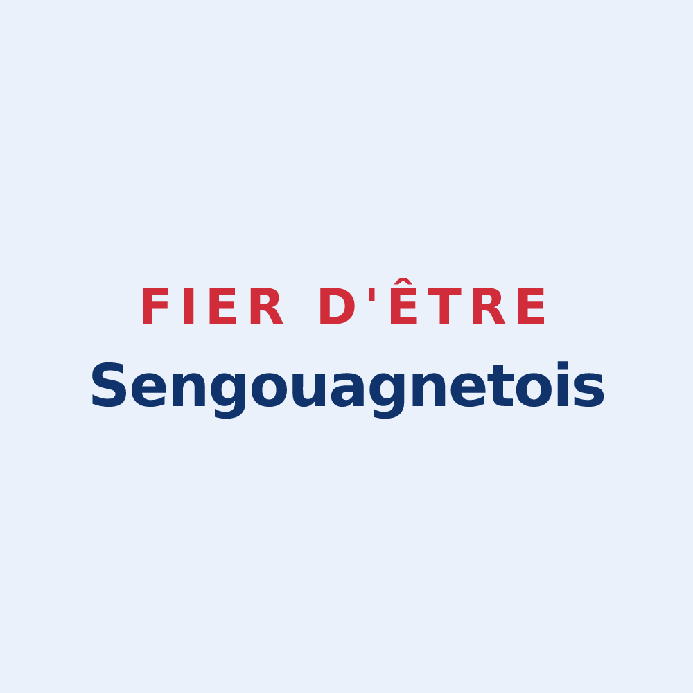 Sticker « Fier d'être Sengouagnetois » — design pour Sengouagnet