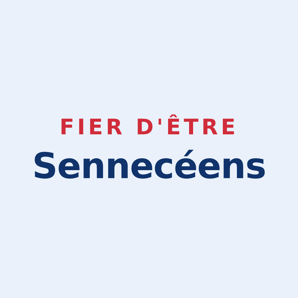 Sticker « Fier d'être Sennecéens » — design pour Sennecey-le-Grand