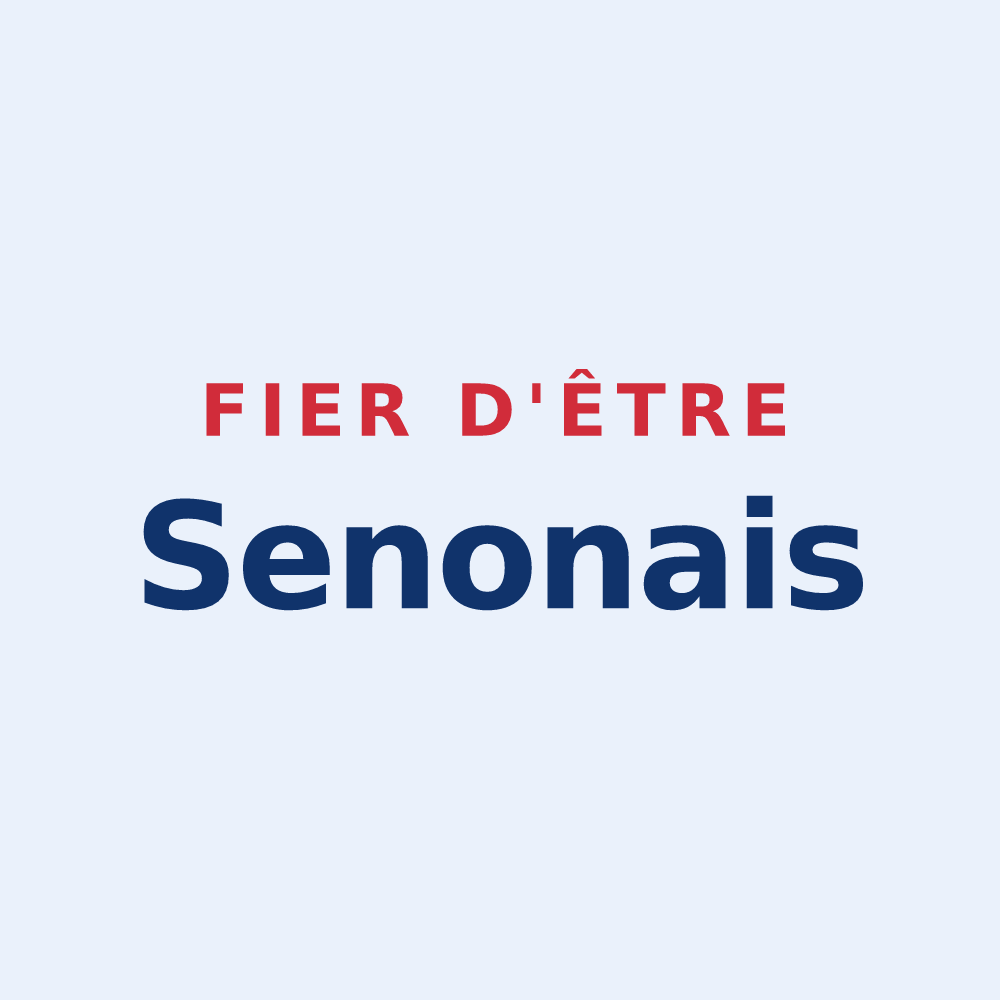 Sticker « Fier d'être Senonais » — design pour Senon