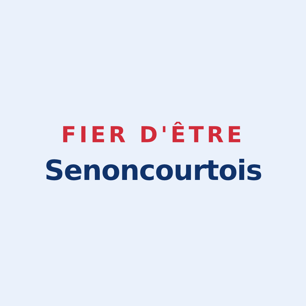 Sticker « Fier d'être Senoncourtois » — design pour Senoncourt-les-Maujouy