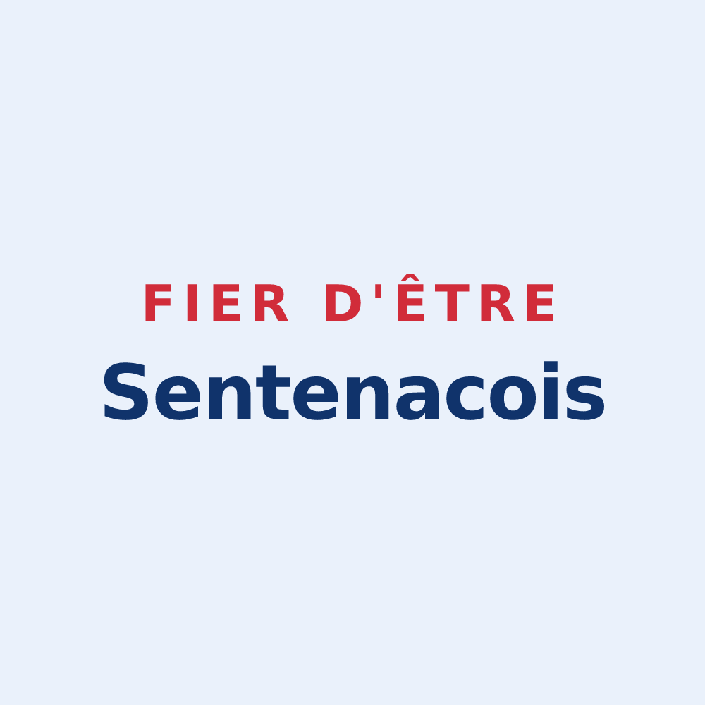 Sticker « Fier d'être Sentenacois » — design pour Sentenac-de-Sérou