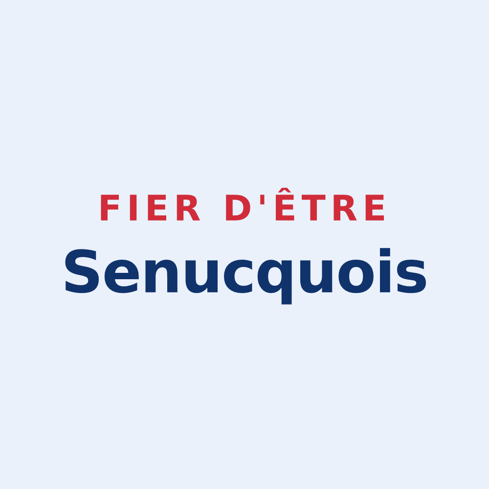 Sticker « Fier d'être Senucquois » — design pour Senuc