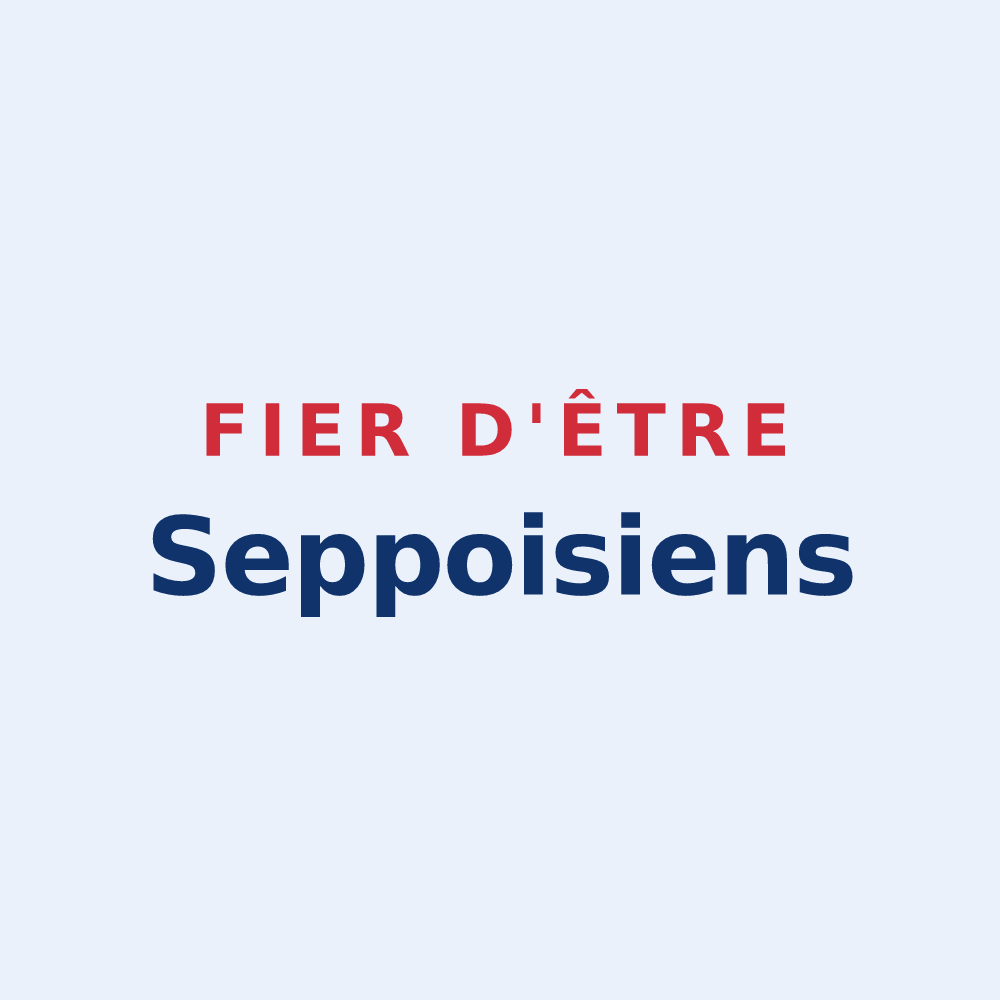 Sticker « Fier d'être Seppoisiens » — design pour Seppois-le-Haut