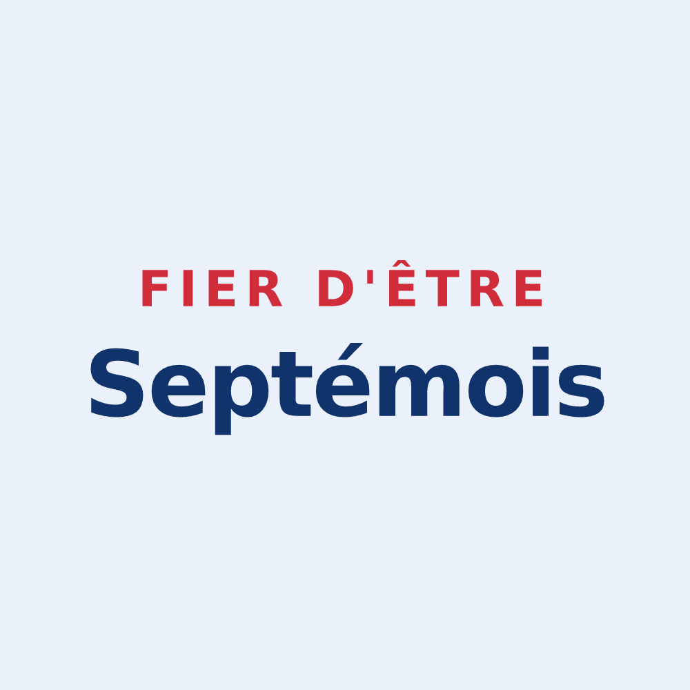 Sticker « Fier d'être Septémois » — design pour Septèmes-les-Vallons