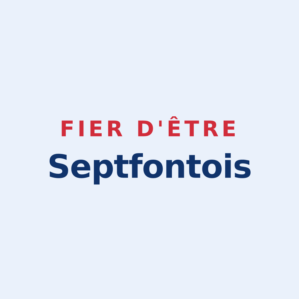 Sticker « Fier d'être Septfontois » — design pour Septfonds