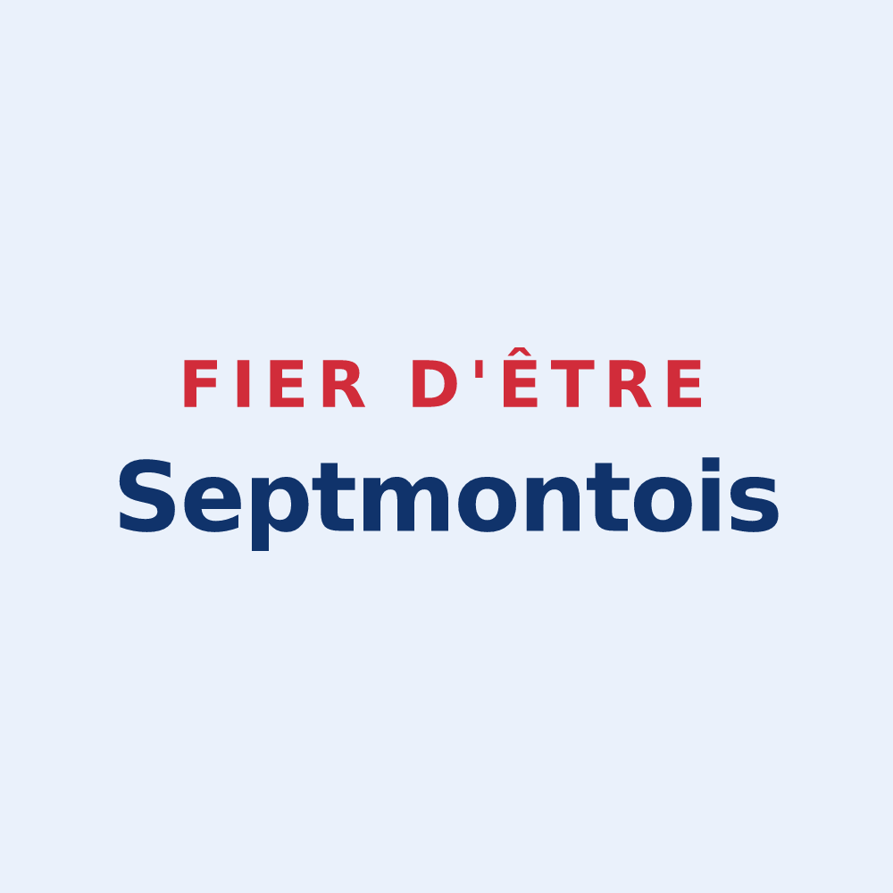 Sticker « Fier d'être Septmontois » — design pour Septmonts