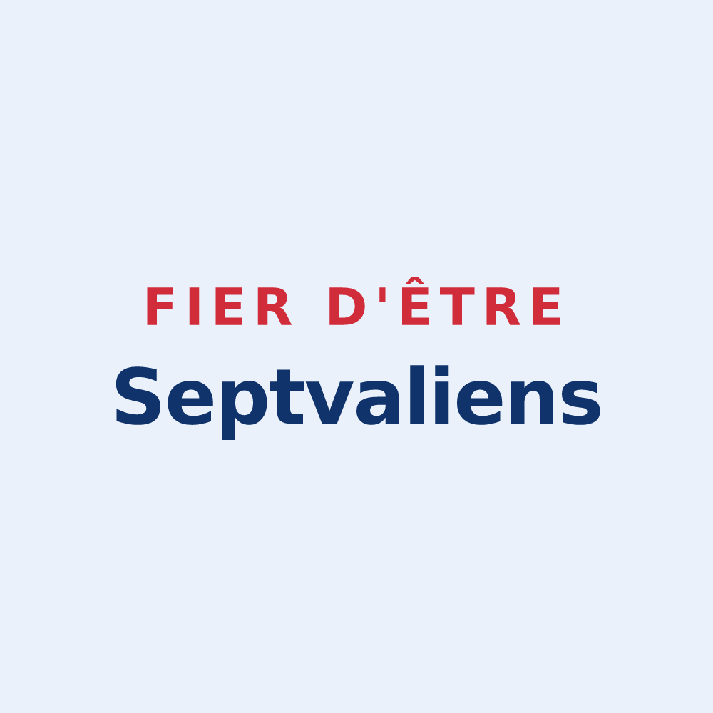 Sticker « Fier d'être Septvaliens » — design pour Septvaux