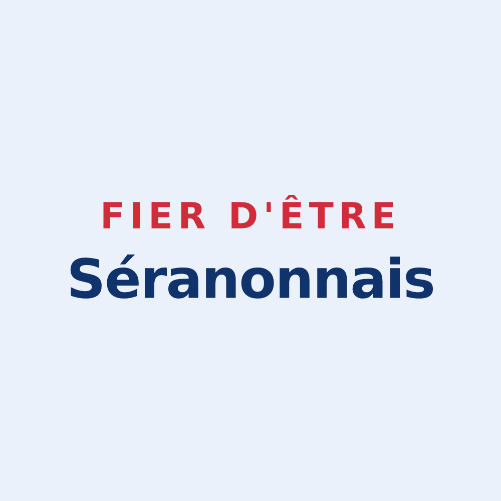 Sticker « Fier d'être Séranonnais » — design pour Séranon