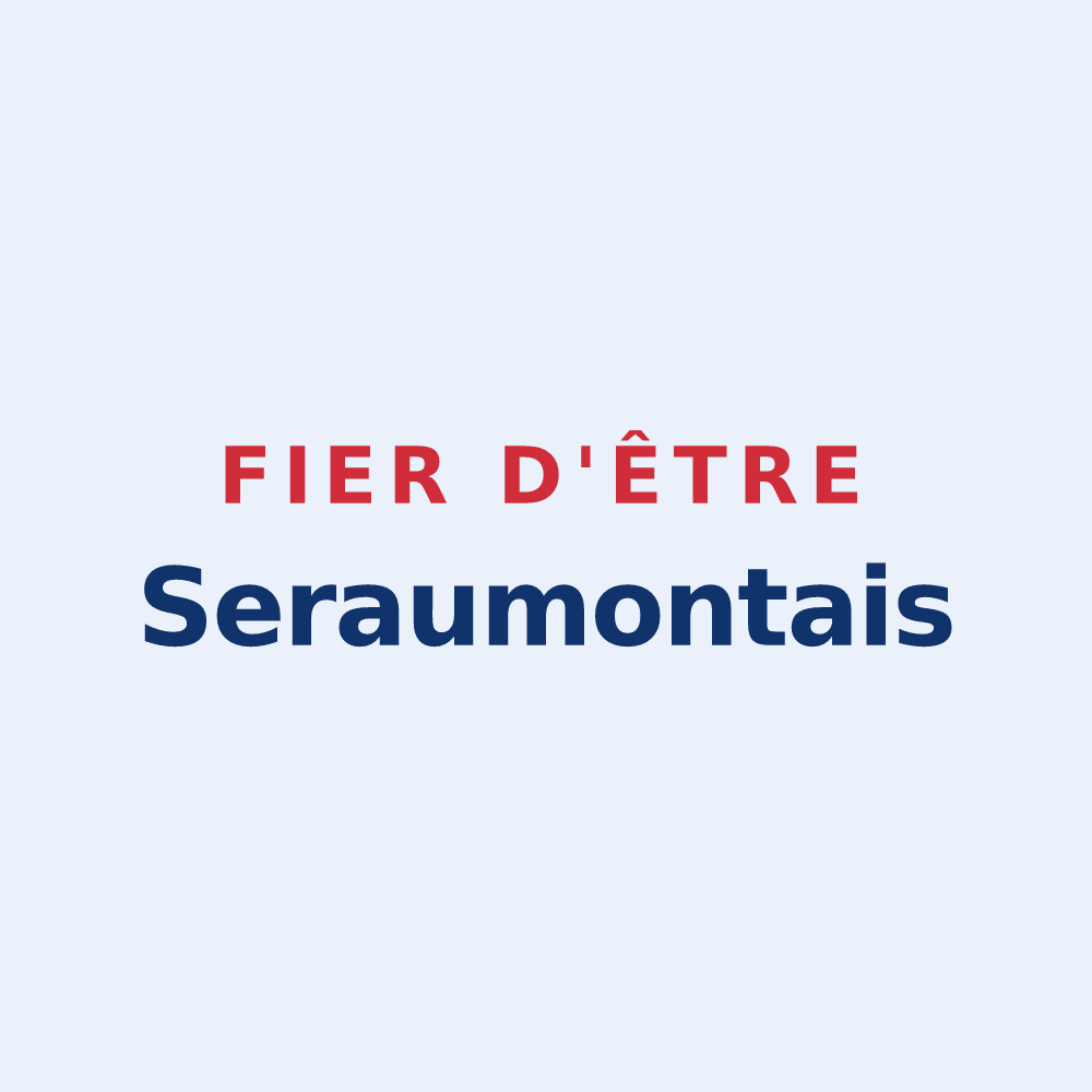 Sticker « Fier d'être Seraumontais » — design pour Seraumont