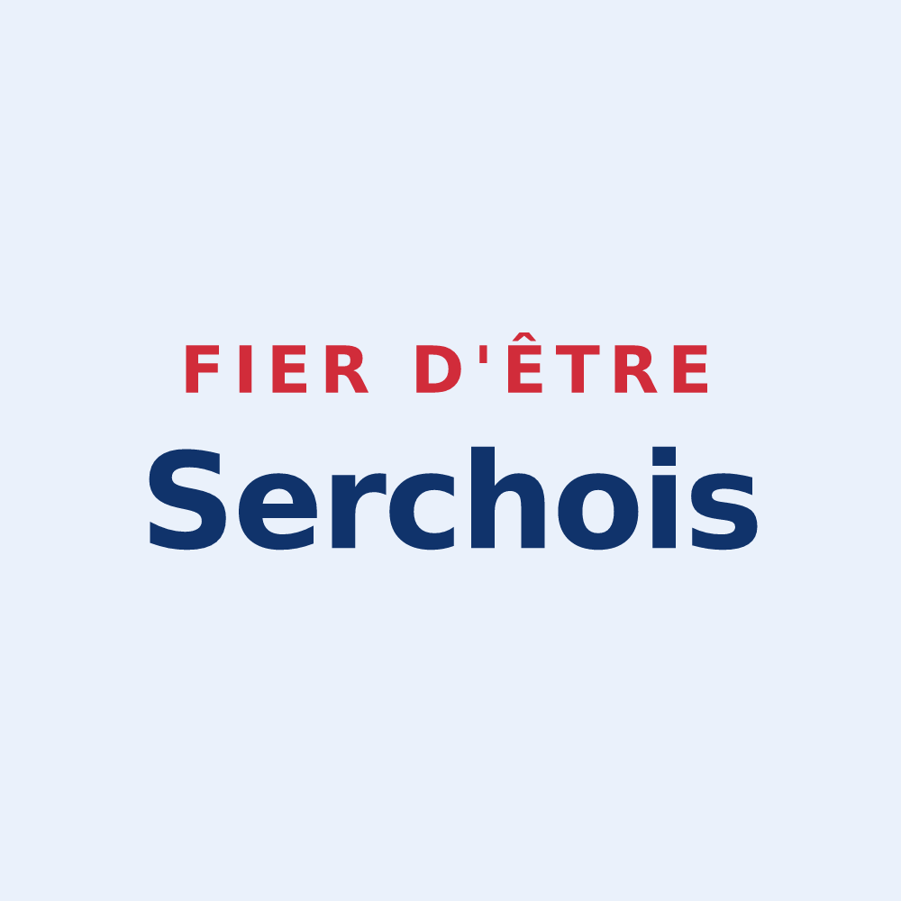 Sticker « Fier d'être Serchois » — design pour Serches
