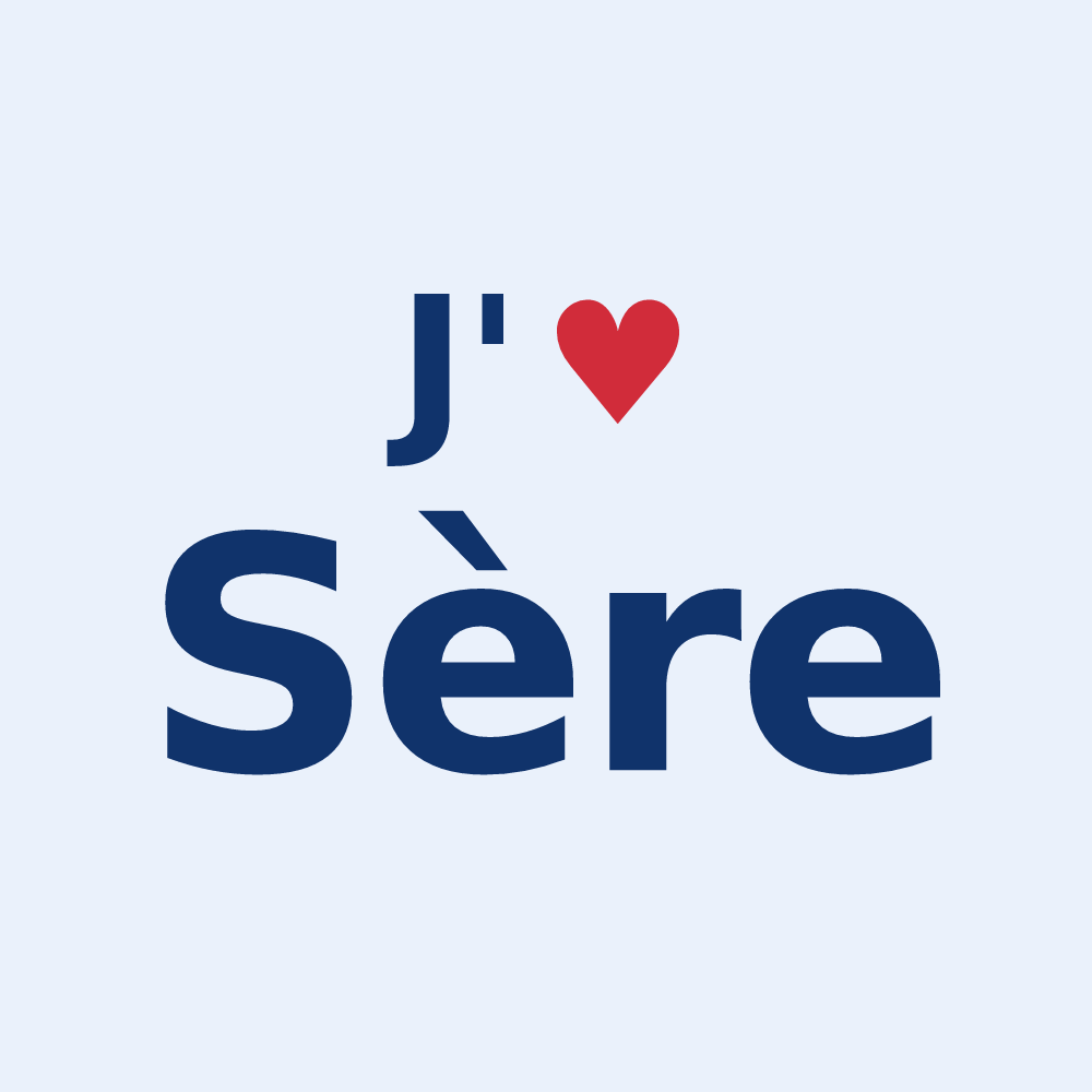 Sticker personnalisé Sère — design J'aime Sère
