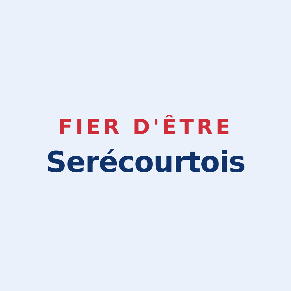 Sticker « Fier d'être Serécourtois » — design pour Serécourt