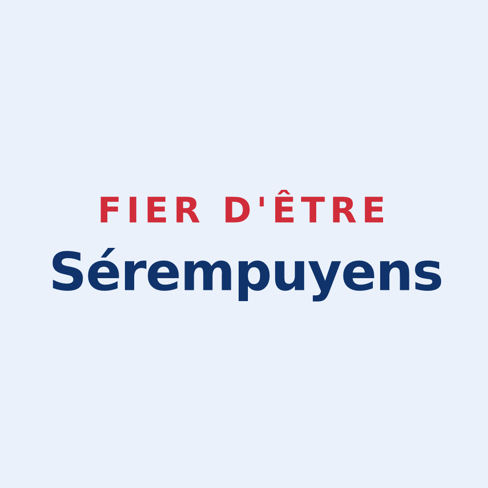 Sticker « Fier d'être Sérempuyens » — design pour Sérempuy